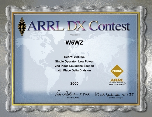 2000-W5WZ-ARRL-DX-PHONE
