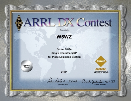 2001-W5WZ-ARRL-DX-PHONE