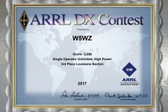 2017-W5WZ-ARRL-DX-CW